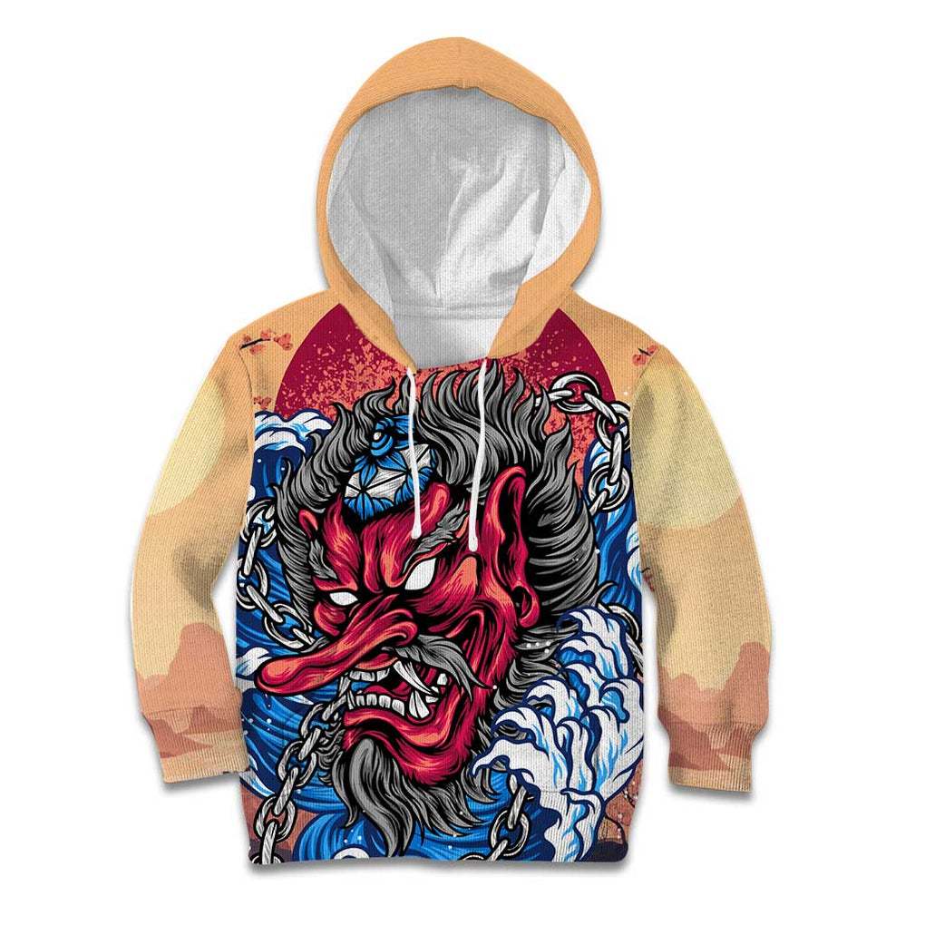 Tengu Kid Hoodie Japan Art Style