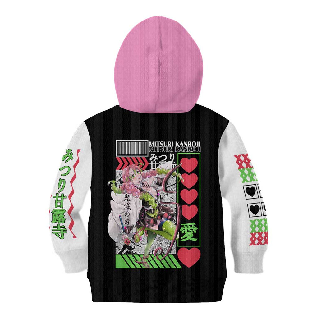 Mitsuri Kanroji - Kimesu No Yaiba Kid Hoodie Anime Style