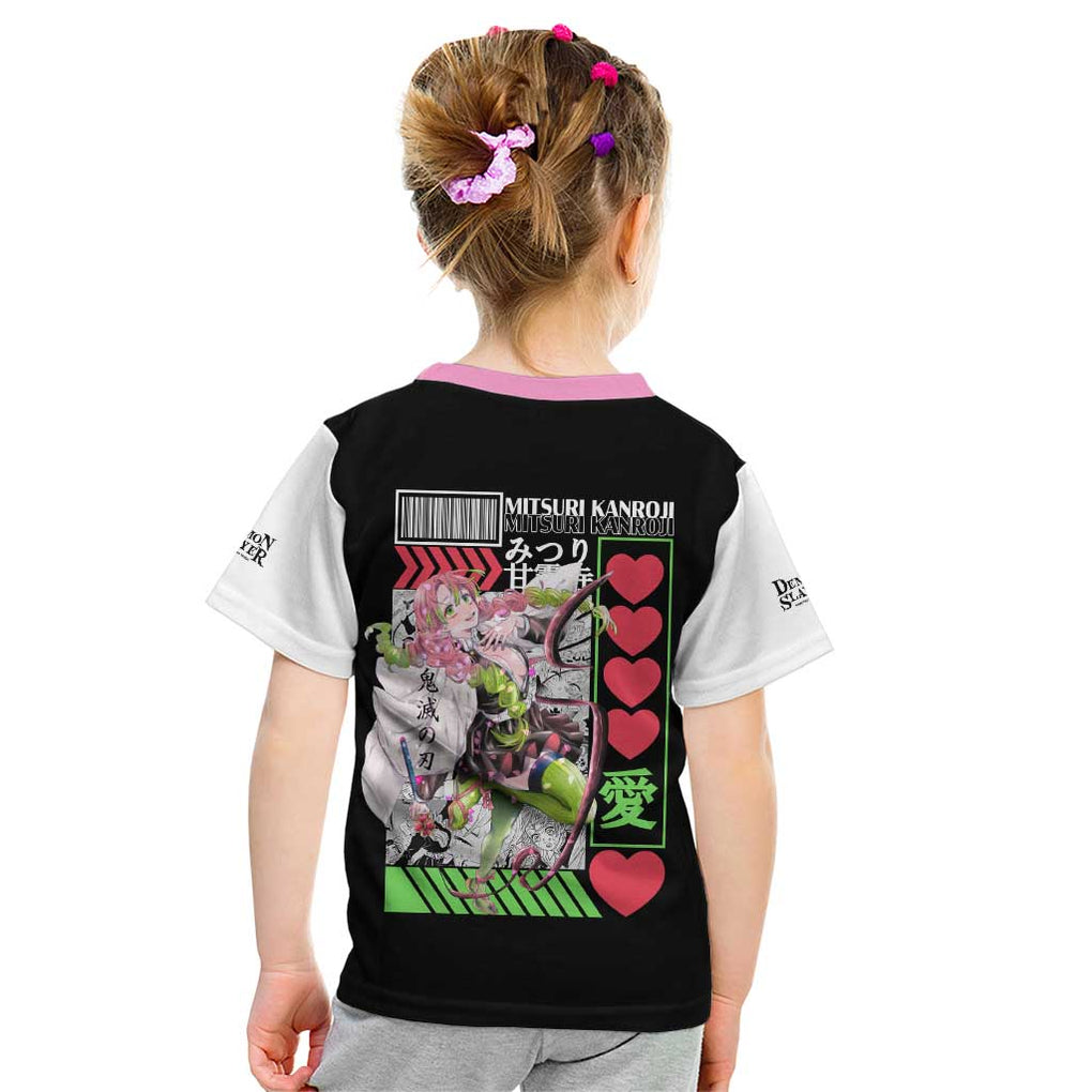 Mitsuri Kanroji - Kimesu No Yaiba Kid T Shirt Anime Style