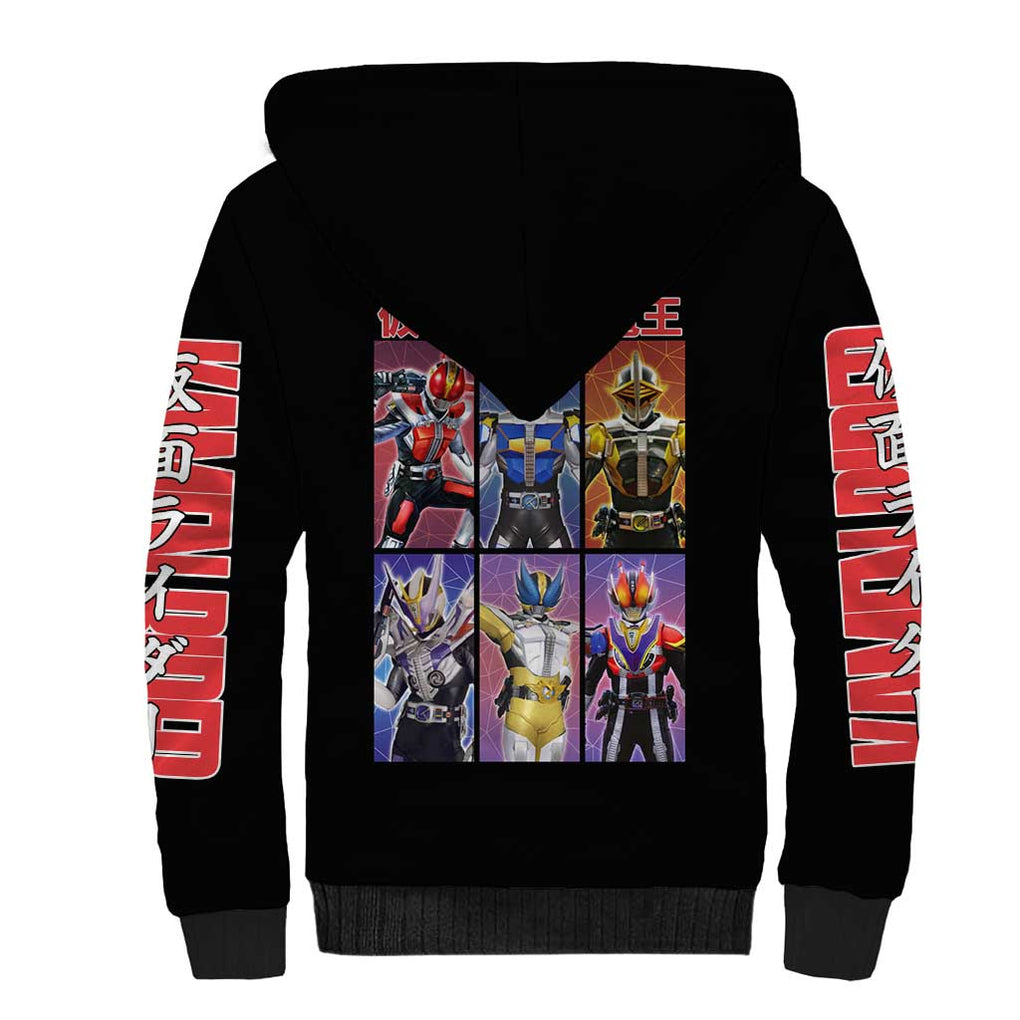 Kamen Rider Den-O Sherpa Hoodie Anime Style