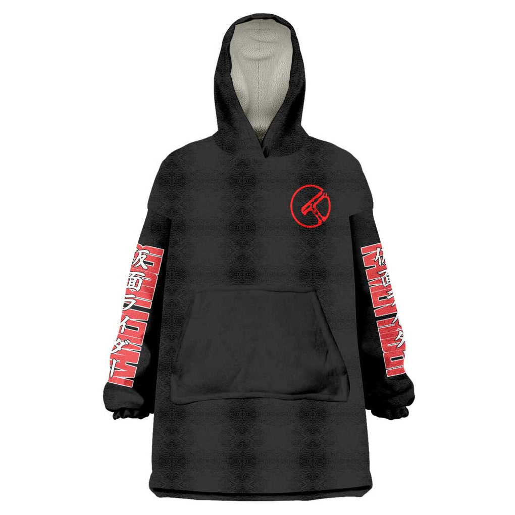 Kamen Rider Den-O Wearable Blanket Hoodie Anime Style