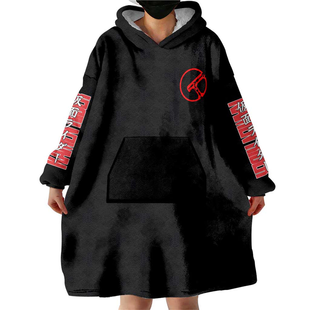 Kamen Rider Den-O Wearable Blanket Hoodie Anime Style