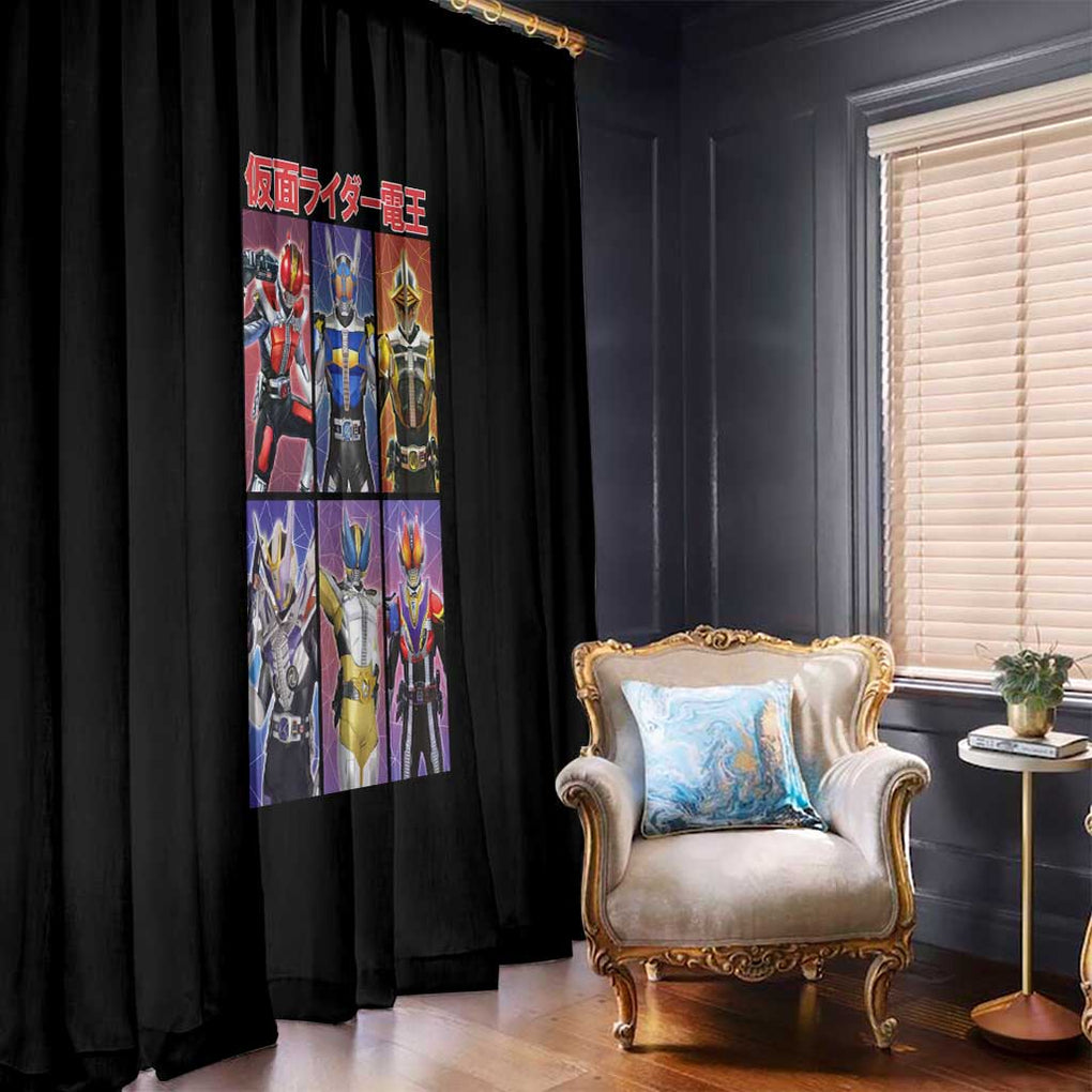 Kamen Rider Den-O Window Curtain Anime Style