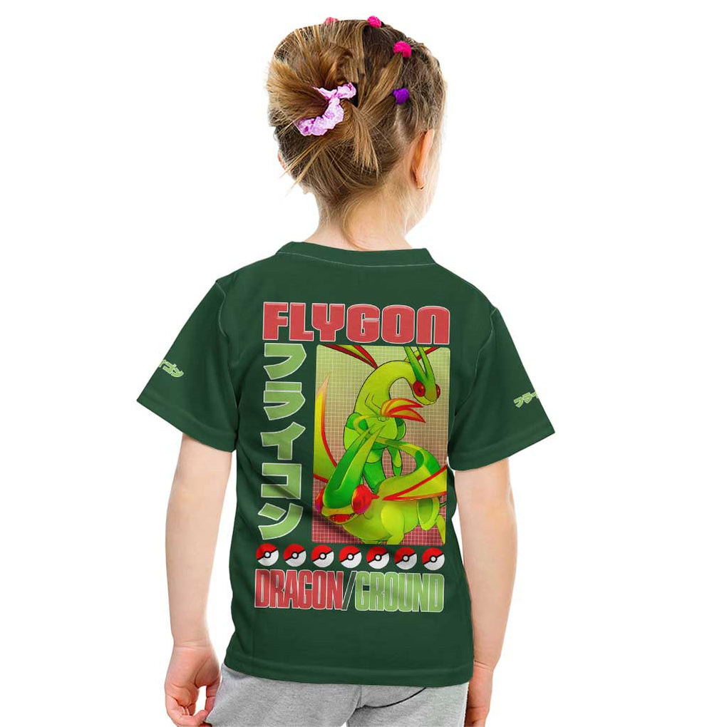 Flygon - Poke Kid T Shirt Anime Style