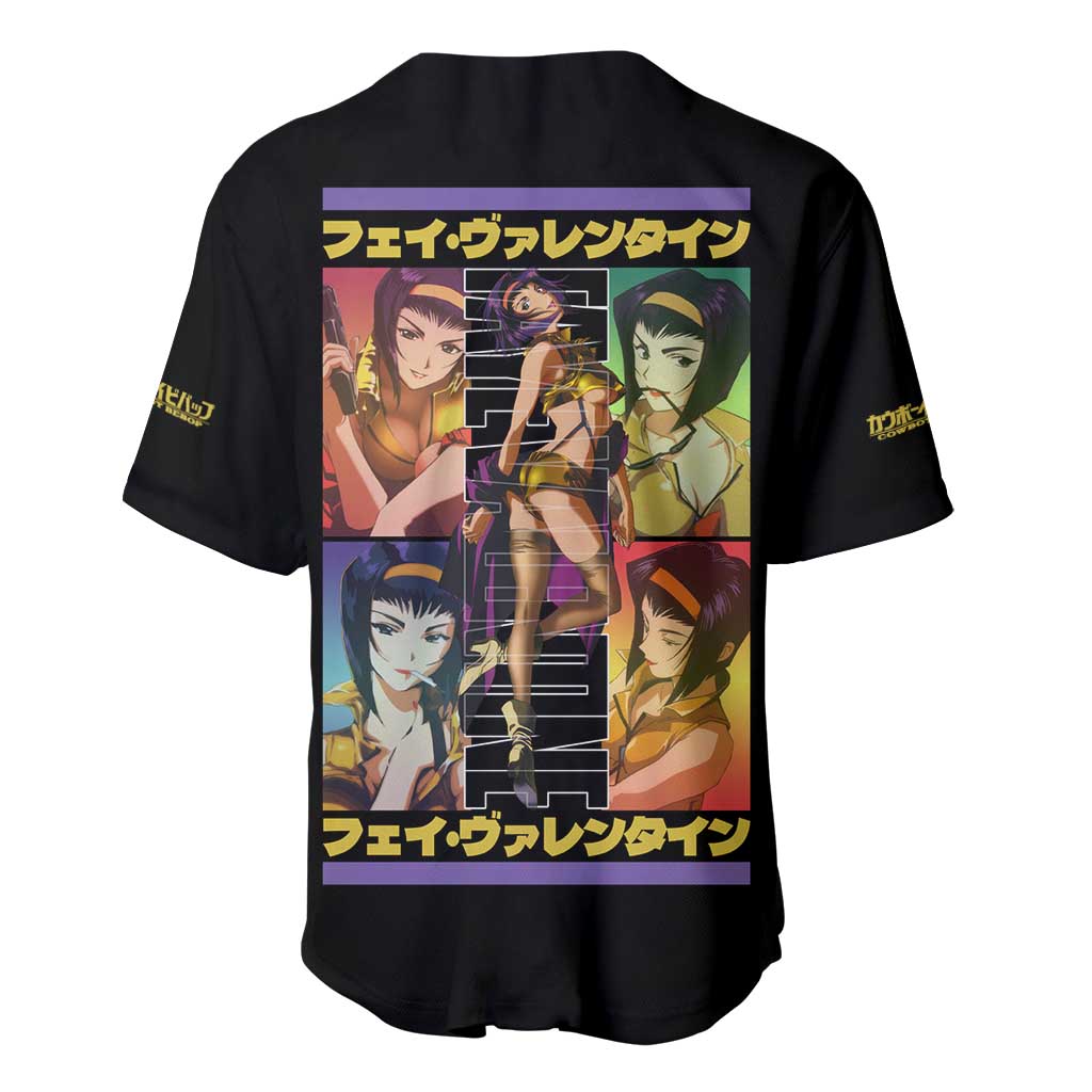 Faye Valentine Cowboy Bebop Baseball Jersey Japan Anime Style TS04