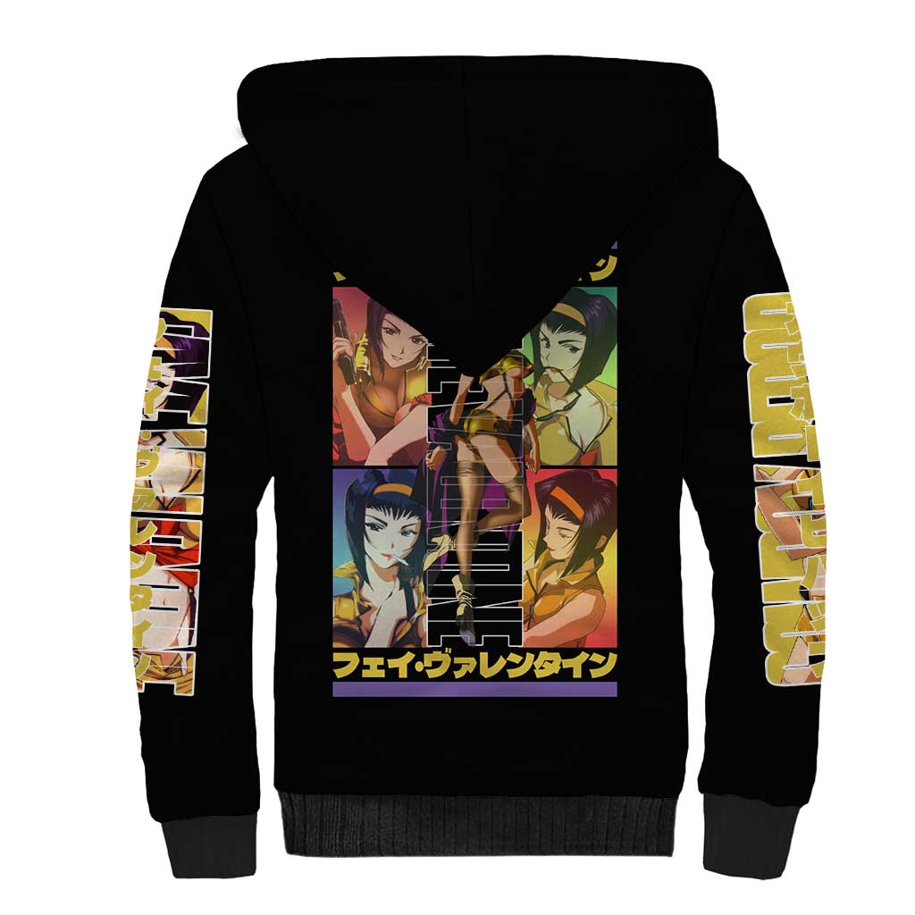 Faye Valentine Cowboy Bebop Sherpa Hoodie Japan Anime Style TS04