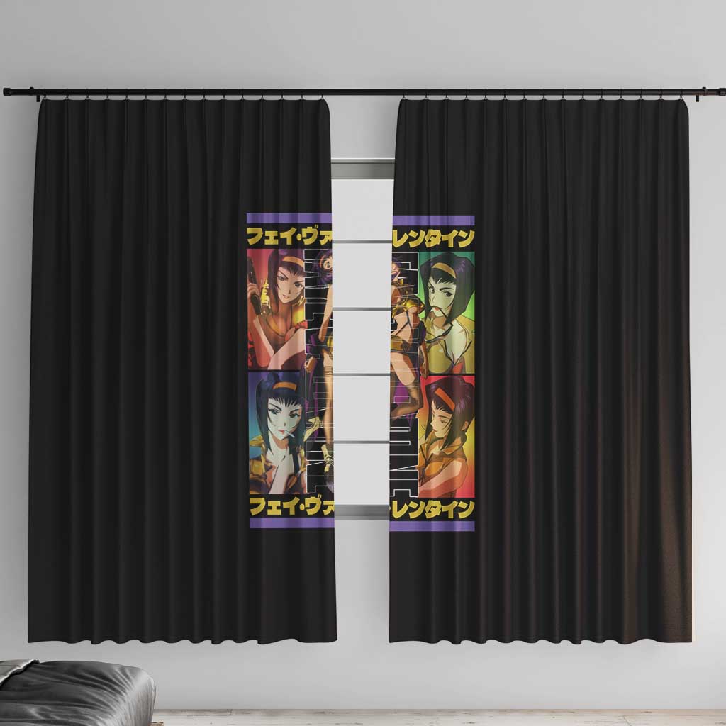 Faye Valentine Cowboy Bebop Window Curtain Japan Anime Style TS04