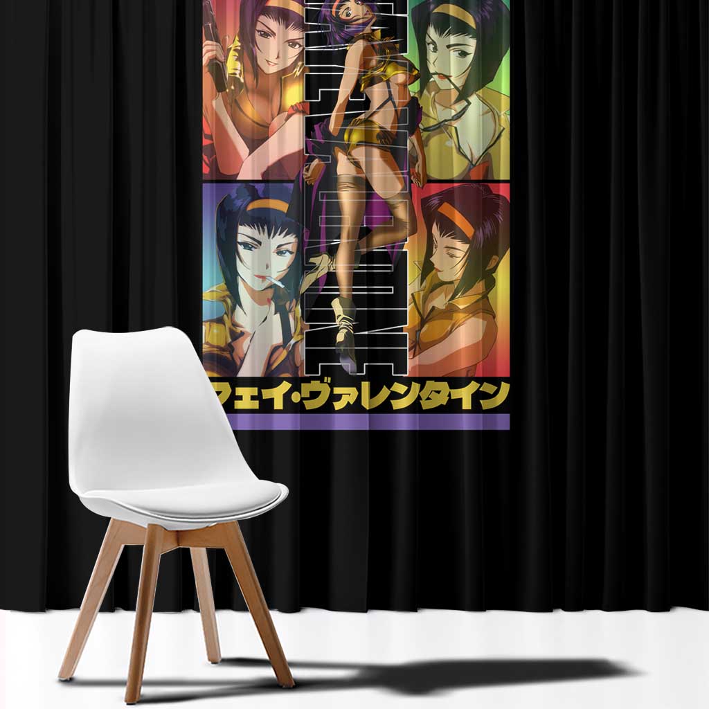 Faye Valentine Cowboy Bebop Window Curtain Japan Anime Style TS04