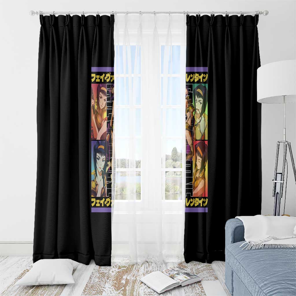 Faye Valentine Cowboy Bebop Window Curtain Japan Anime Style TS04