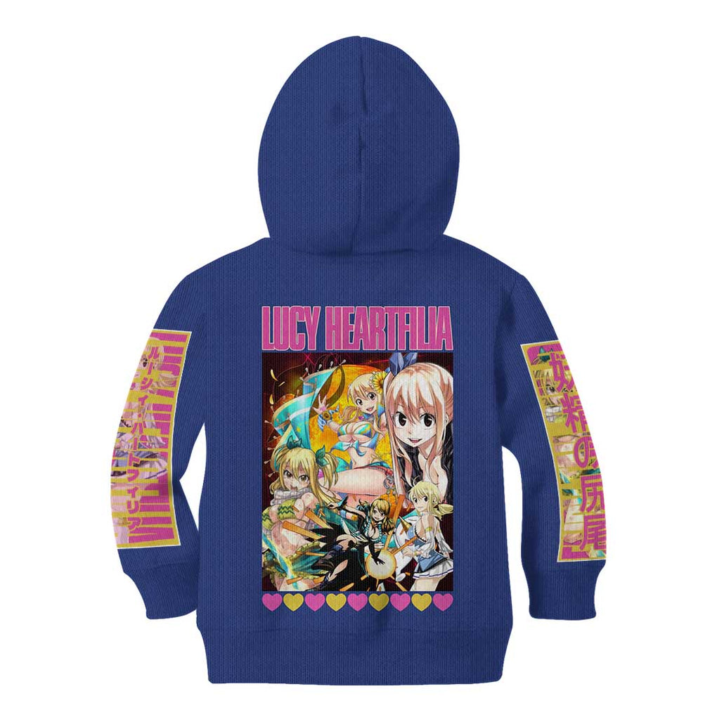Lucy Heartfilia Fairy Tail Kid Hoodie Anime Style