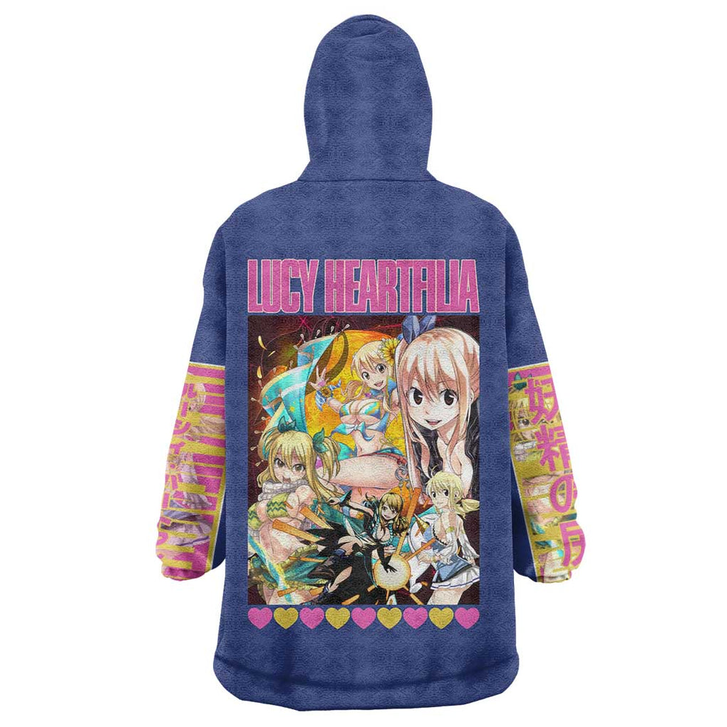 Lucy Heartfilia Fairy Tail Wearable Blanket Hoodie Anime Style