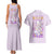 Emilia Re: Zero Couples Matching Tank Maxi Dress and Hawaiian Shirt Anime Style