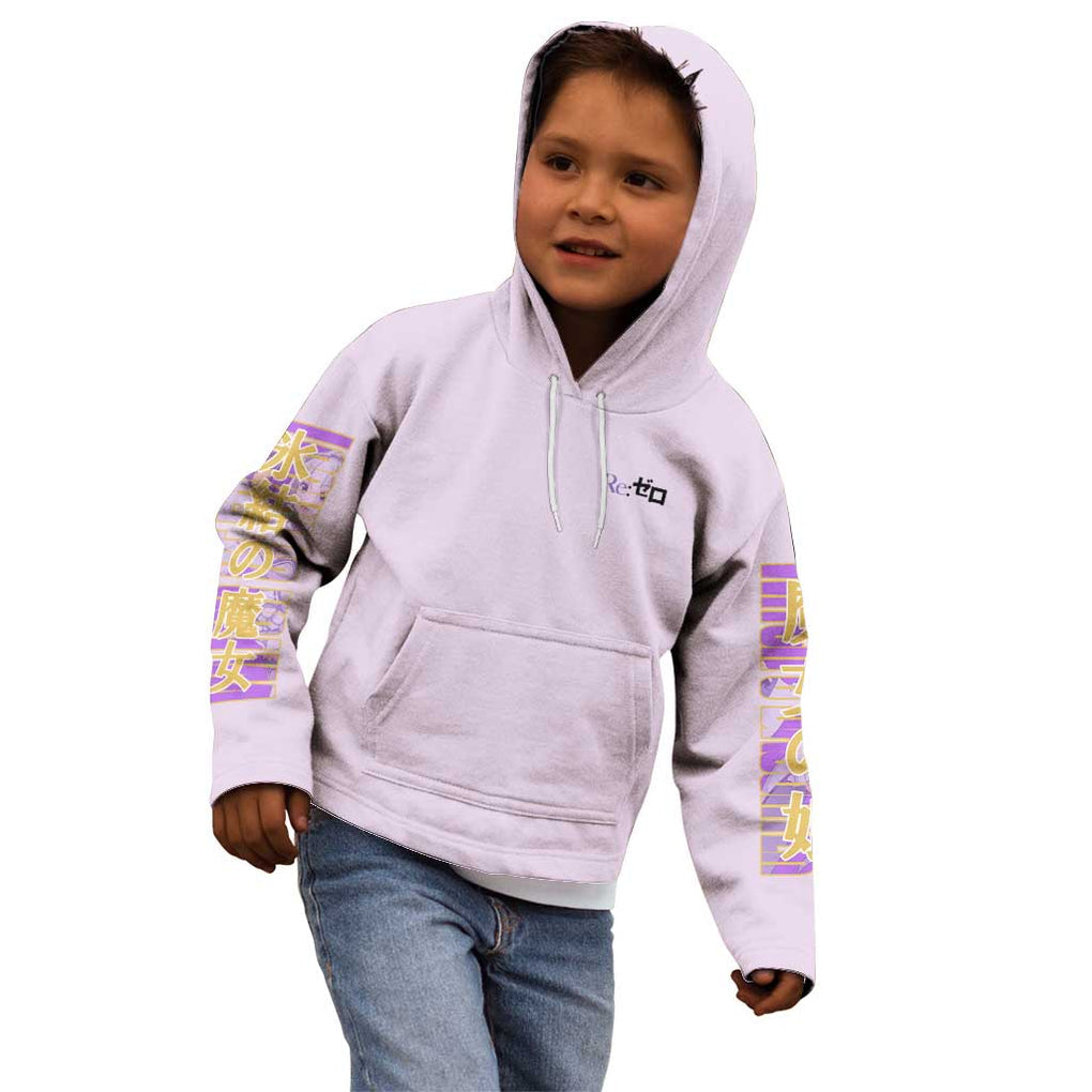 Emilia Re: Zero Kid Hoodie Anime Style