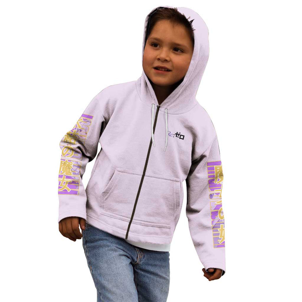 Emilia Re: Zero Kid Hoodie Anime Style