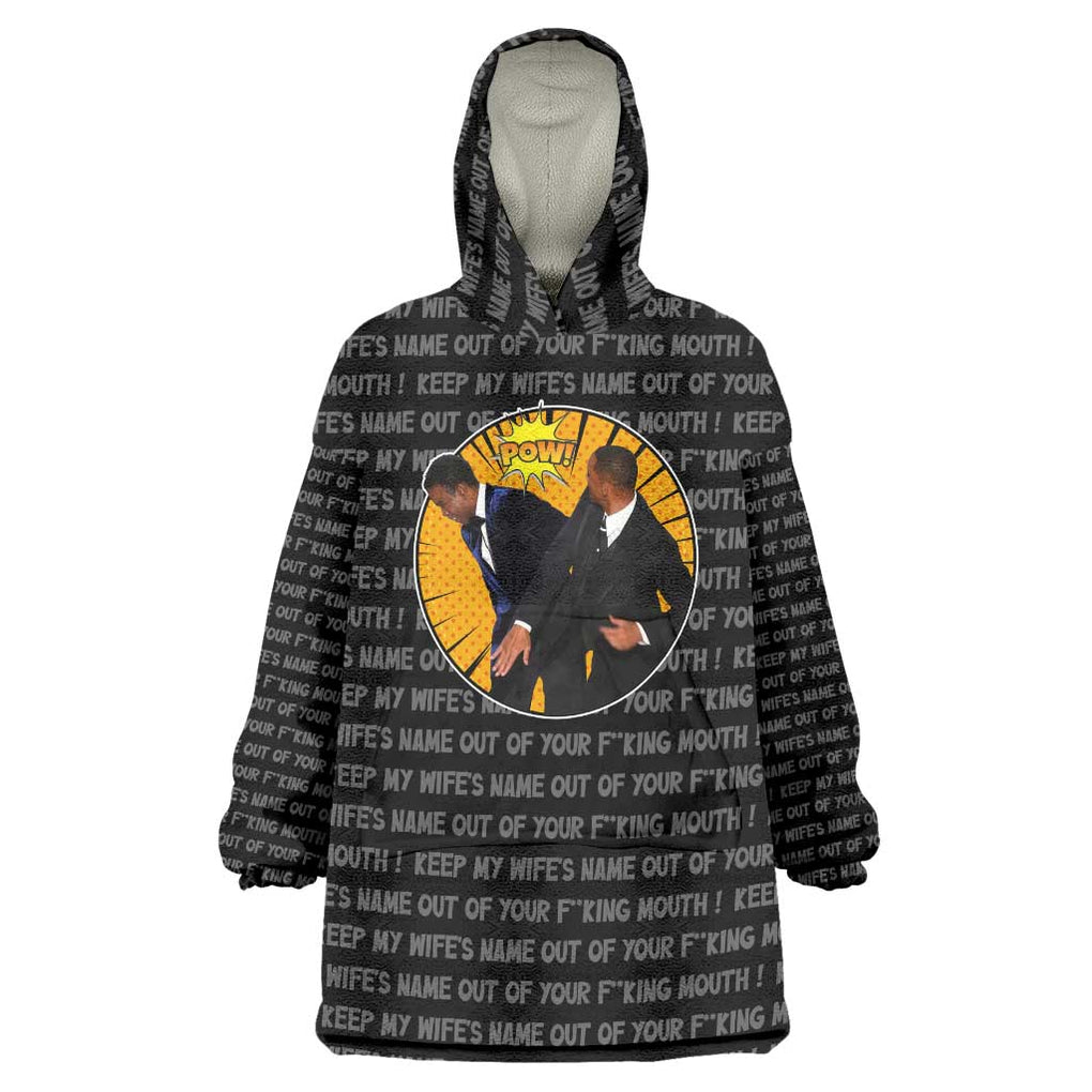 Will Smith Slaps Chris Rock Meme Wearable Blanket Hoodie Funny Meme Art Style