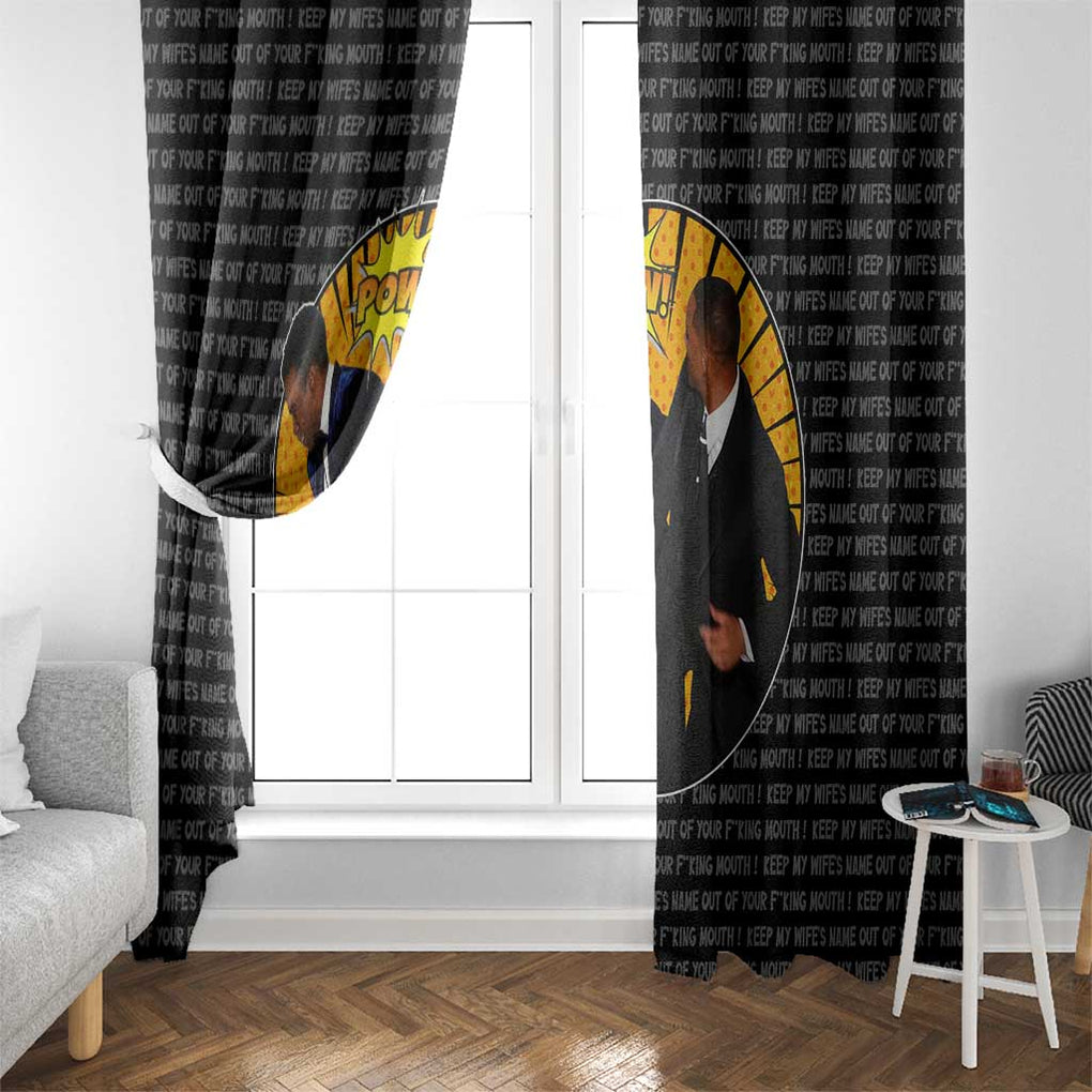 Will Smith Slaps Chris Rock Meme Window Curtain Funny Meme Art Style