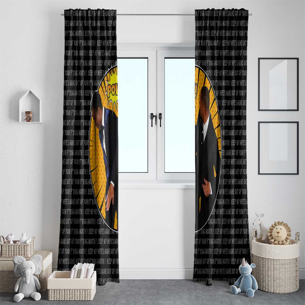 Will Smith Slaps Chris Rock Meme Window Curtain Funny Meme Art Style
