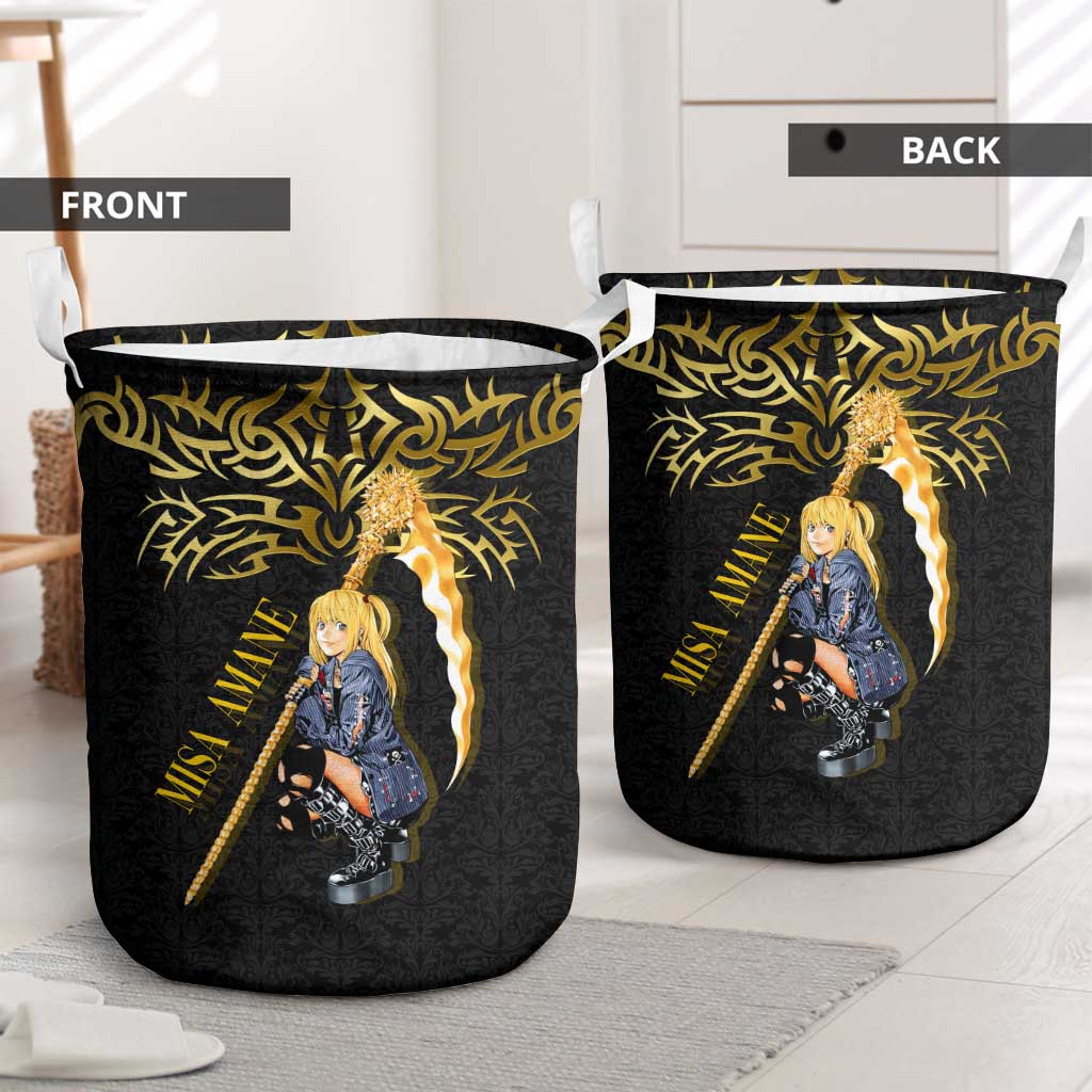 Misa Amane Death Note Laundry Basket Misa Amane from Death Note - Dark Diva with a Blade
