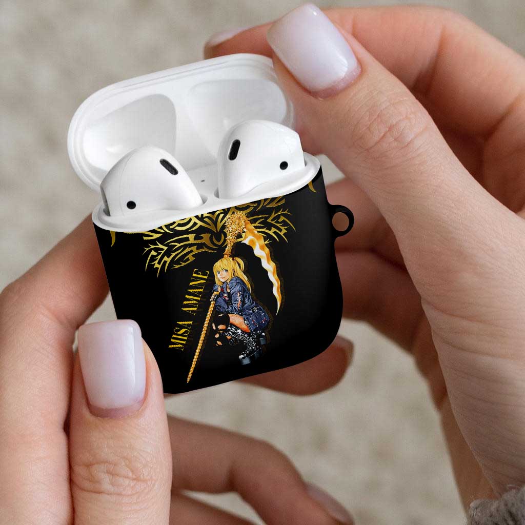 Misa Amane Death Note AirPods Case Misa Amane from Death Note - Dark Diva with a Blade