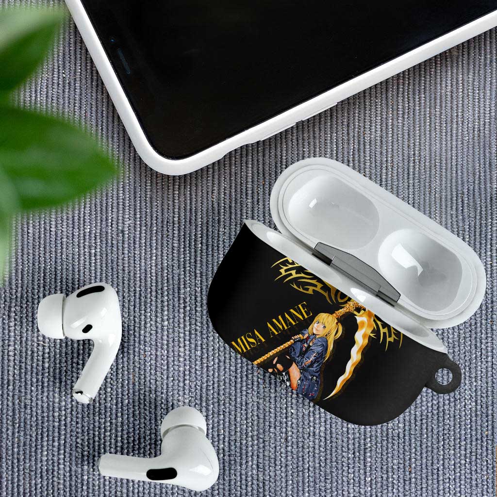 Misa Amane Death Note AirPods Case Misa Amane from Death Note - Dark Diva with a Blade