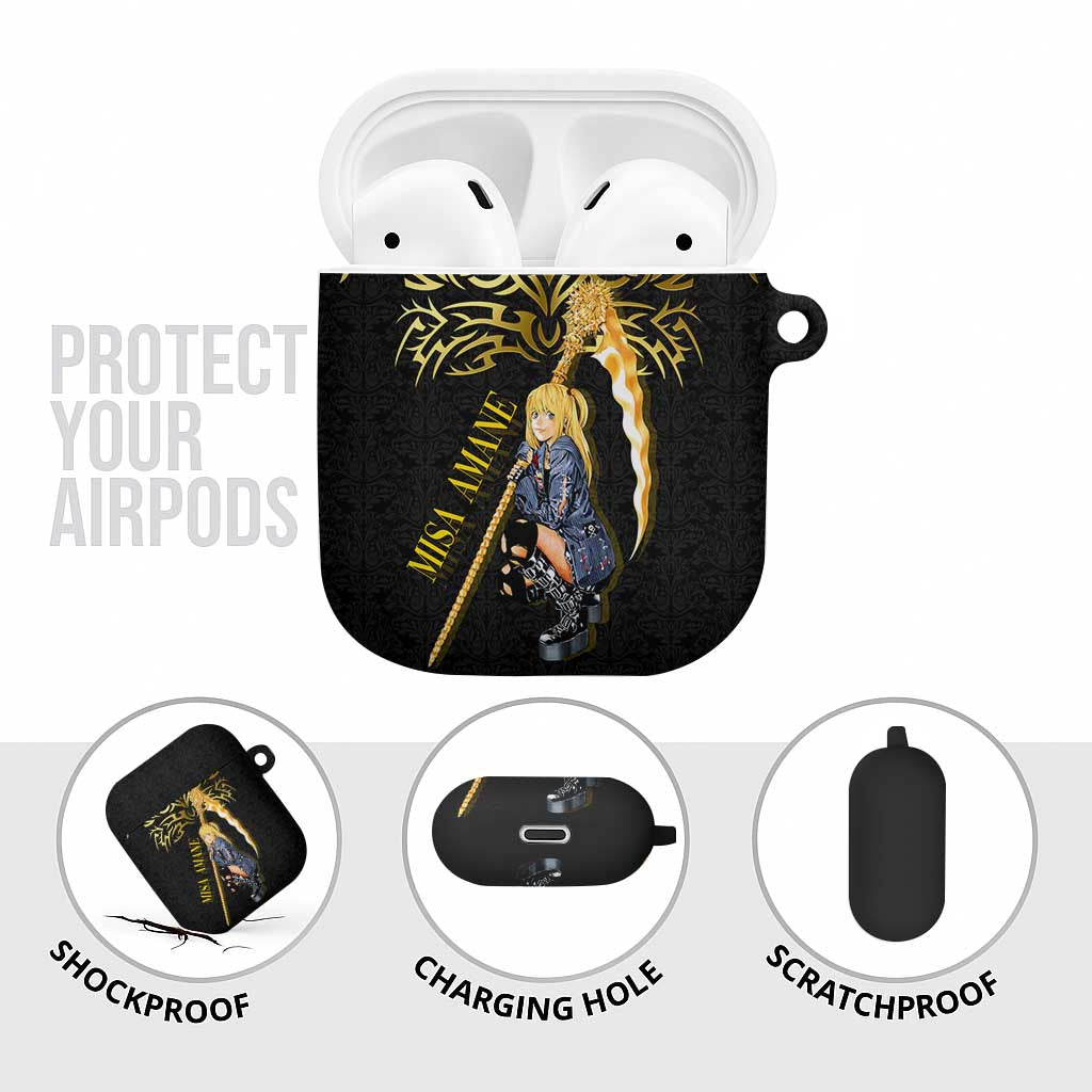 Misa Amane Death Note AirPods Case Misa Amane from Death Note - Dark Diva with a Blade