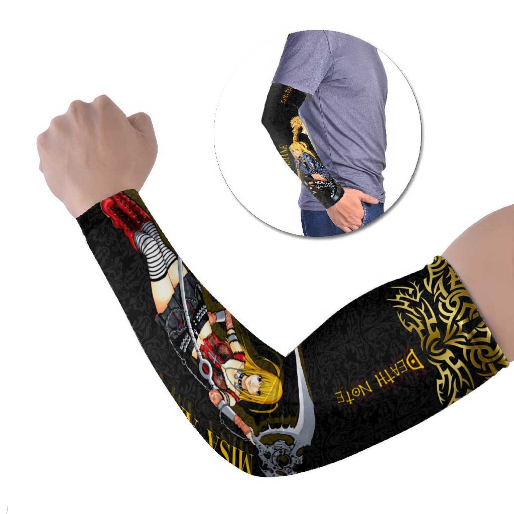 Misa Amane Death Note Arm Sleeves Misa Amane from Death Note - Dark Diva with a Blade