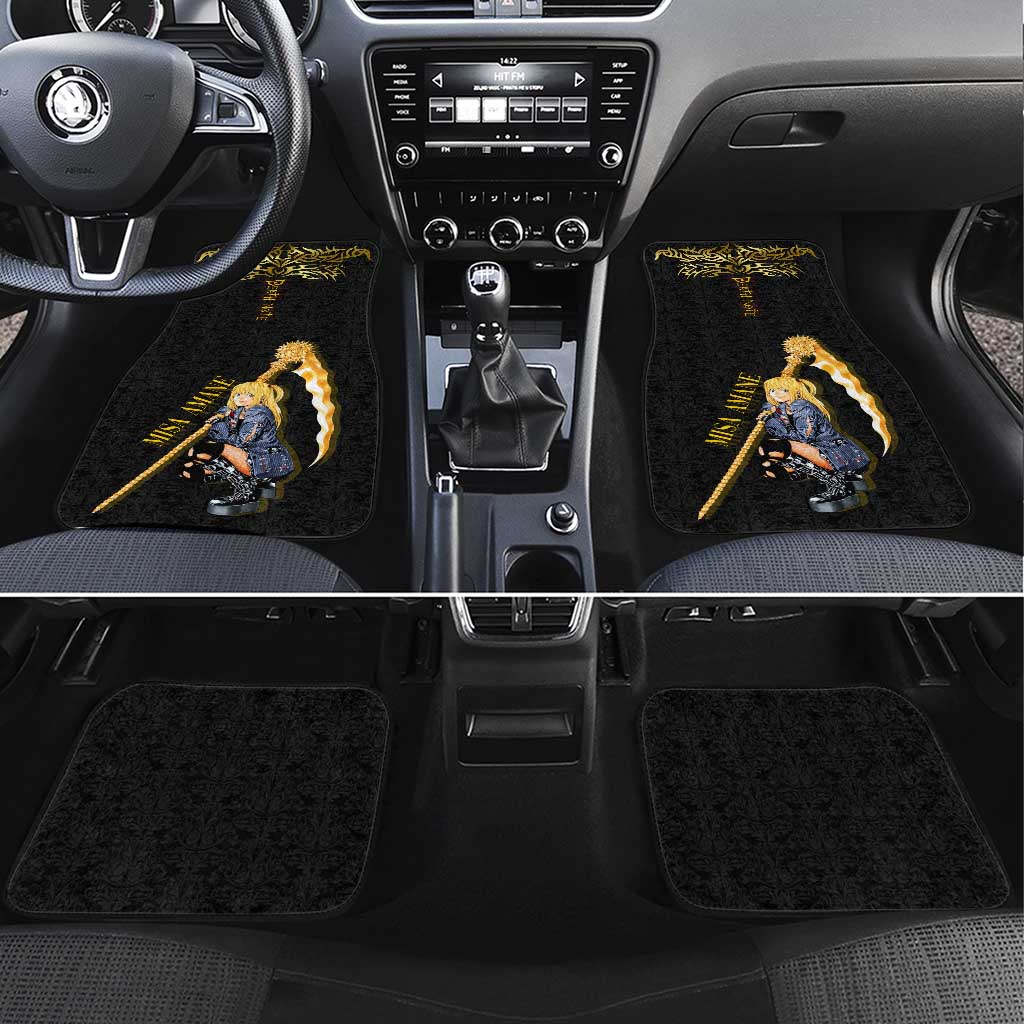 Misa Amane Death Note Car Mats Misa Amane from Death Note - Dark Diva with a Blade