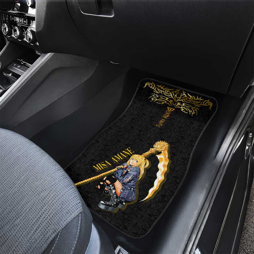 Misa Amane Death Note Car Mats Misa Amane from Death Note - Dark Diva with a Blade