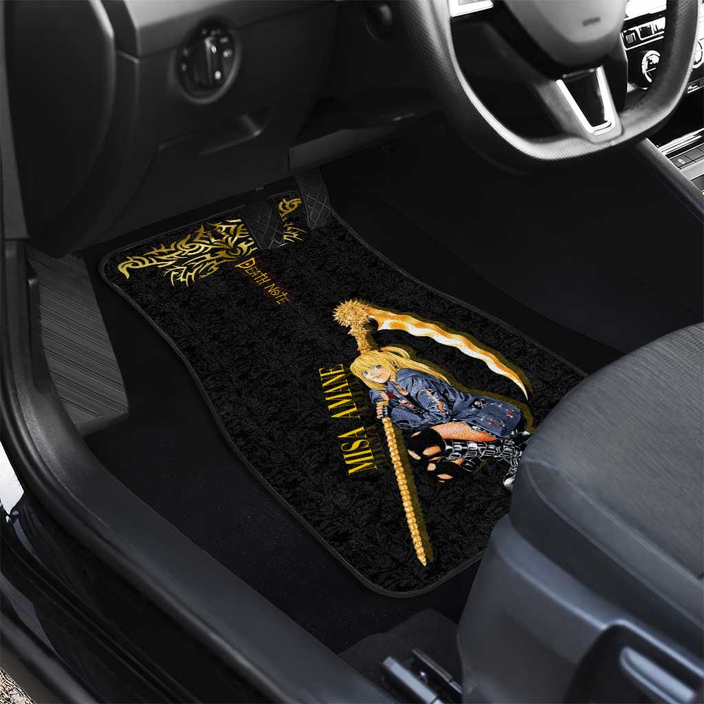 Misa Amane Death Note Car Mats Misa Amane from Death Note - Dark Diva with a Blade