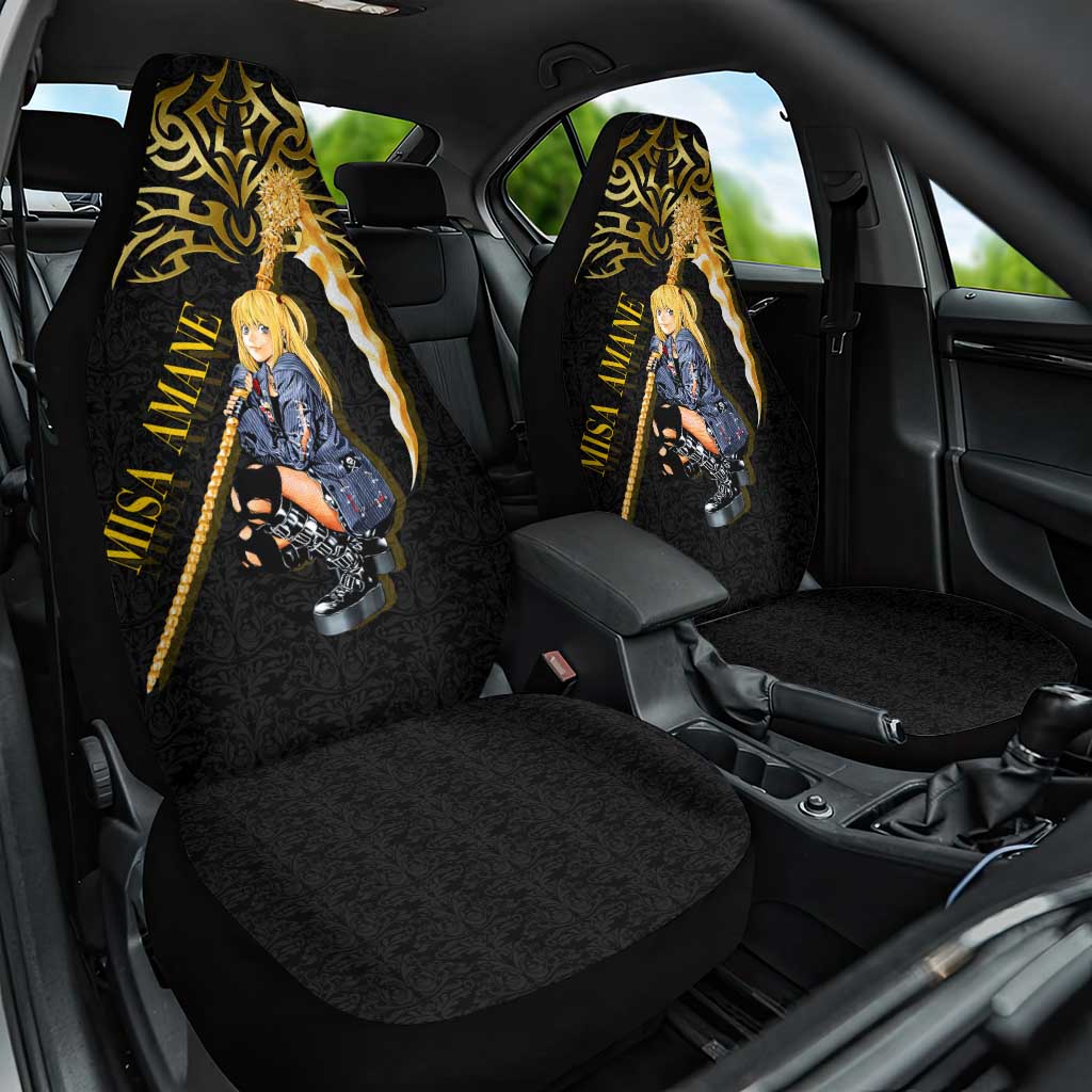 Misa Amane Death Note Car Seat Cover Misa Amane from Death Note - Dark Diva with a Blade