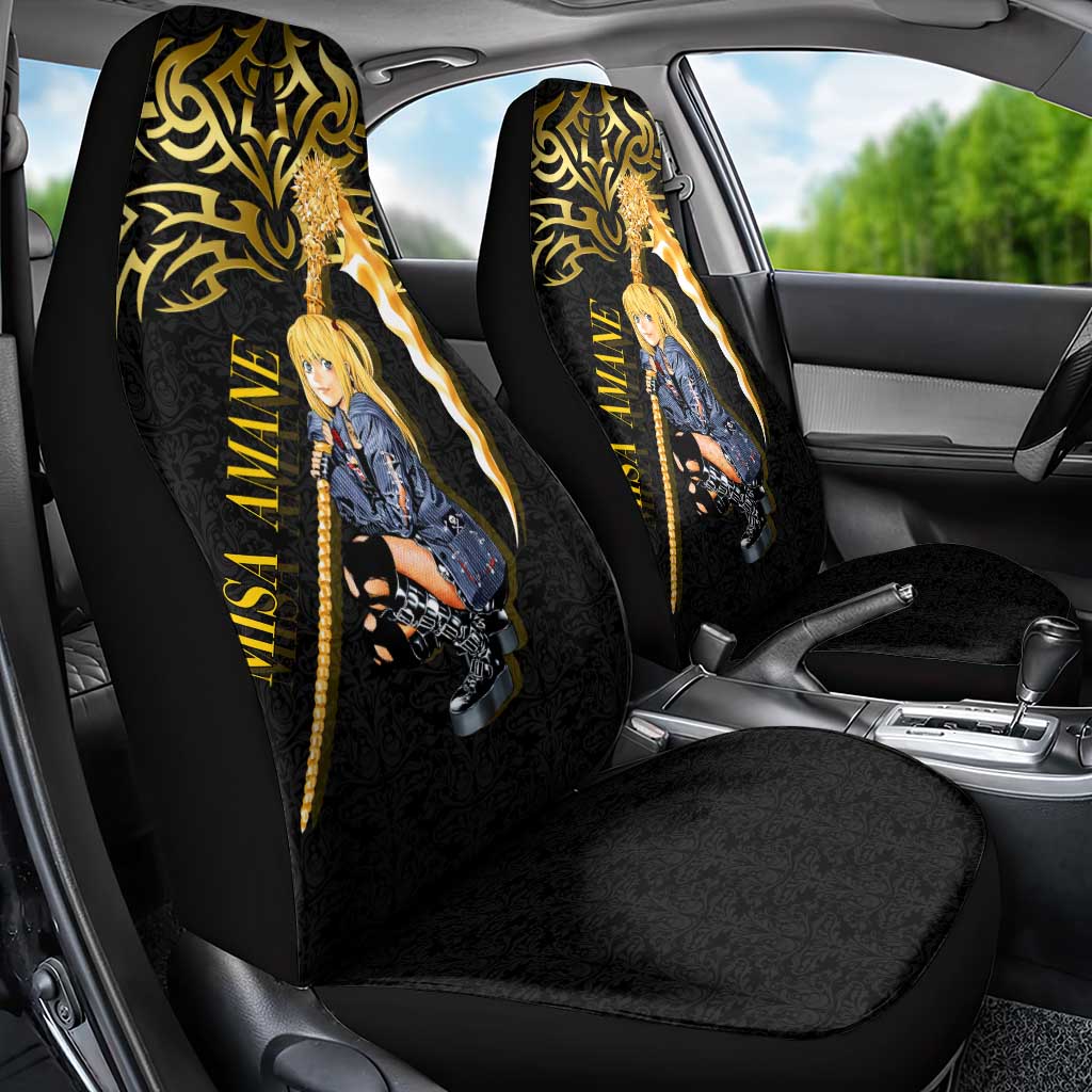 Misa Amane Death Note Car Seat Cover Misa Amane from Death Note - Dark Diva with a Blade