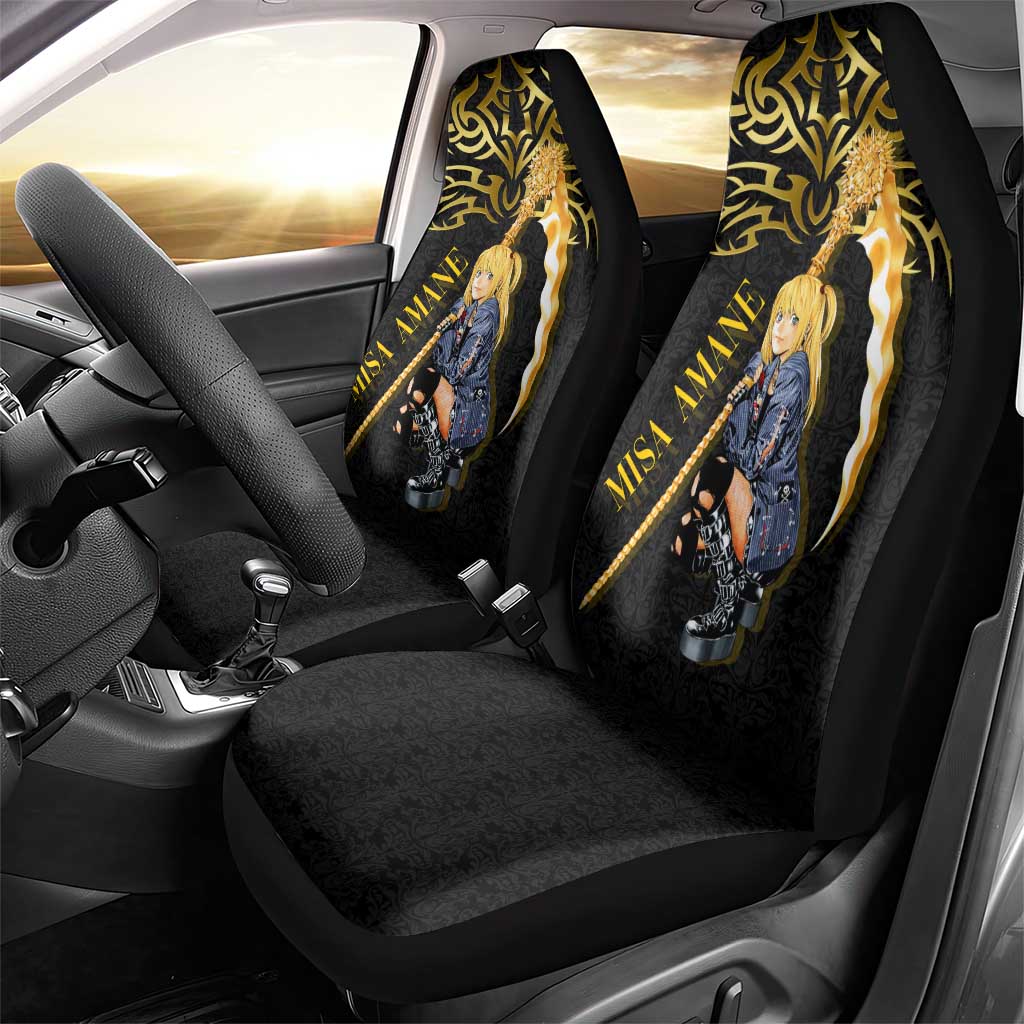 Misa Amane Death Note Car Seat Cover Misa Amane from Death Note - Dark Diva with a Blade