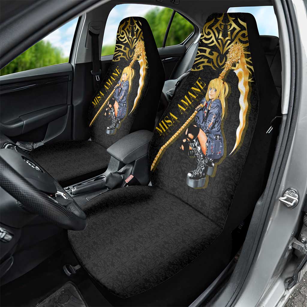 Misa Amane Death Note Car Seat Cover Misa Amane from Death Note - Dark Diva with a Blade