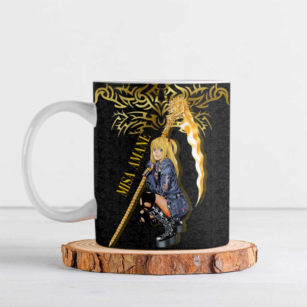 Misa Amane Death Note Ceramic Mug Misa Amane from Death Note - Dark Diva with a Blade