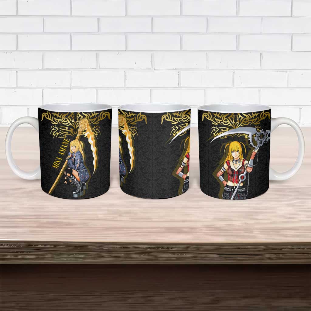 Misa Amane Death Note Ceramic Mug Misa Amane from Death Note - Dark Diva with a Blade