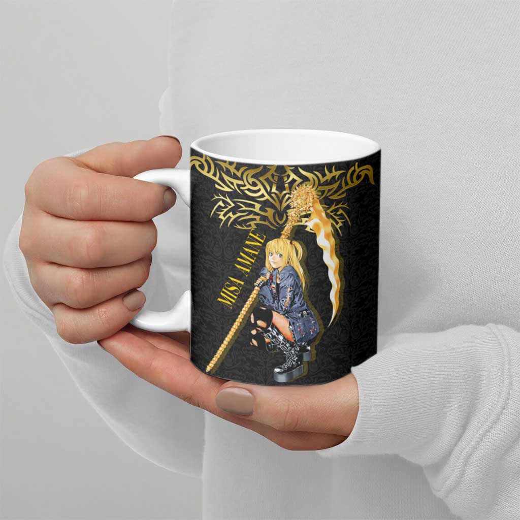 Misa Amane Death Note Ceramic Mug Misa Amane from Death Note - Dark Diva with a Blade