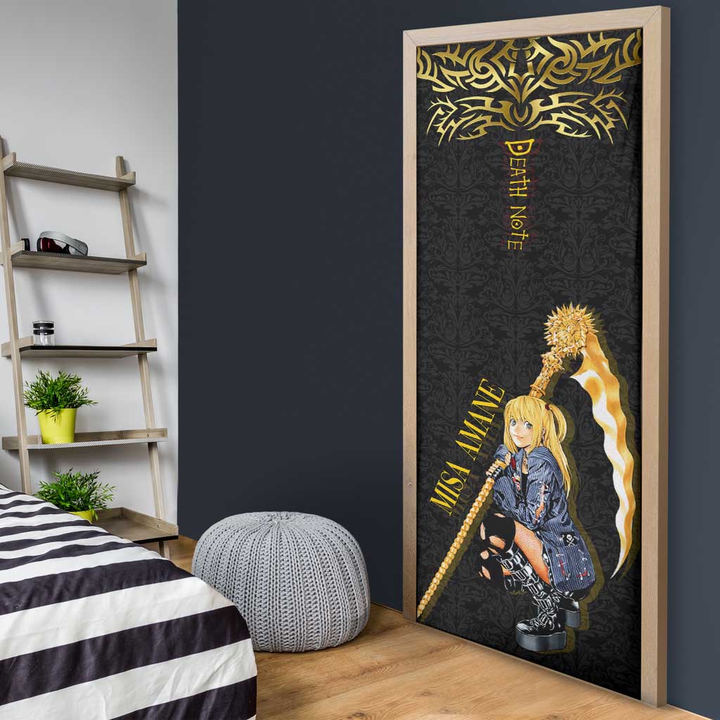 Misa Amane Death Note Door Cover Misa Amane from Death Note - Dark Diva with a Blade