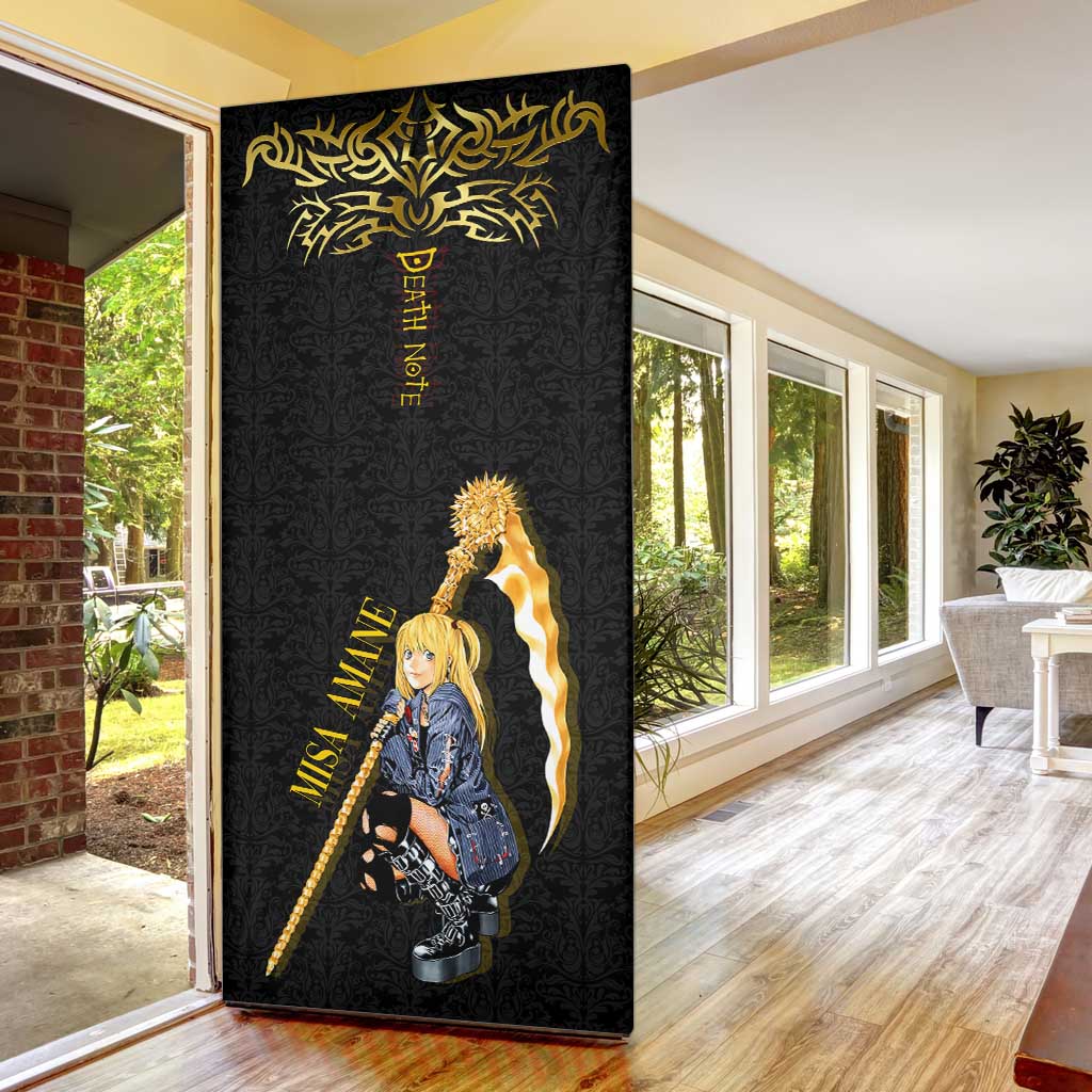 Misa Amane Death Note Door Cover Misa Amane from Death Note - Dark Diva with a Blade