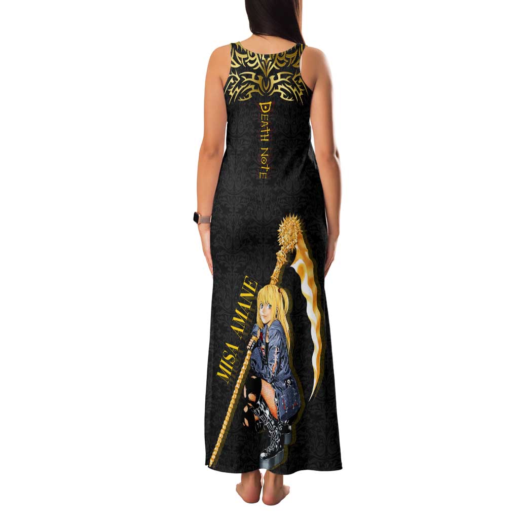 Misa Amane Death Note Family Matching Tank Maxi Dress and Hawaiian Shirt Misa Amane from Death Note - Dark Diva with a Blade