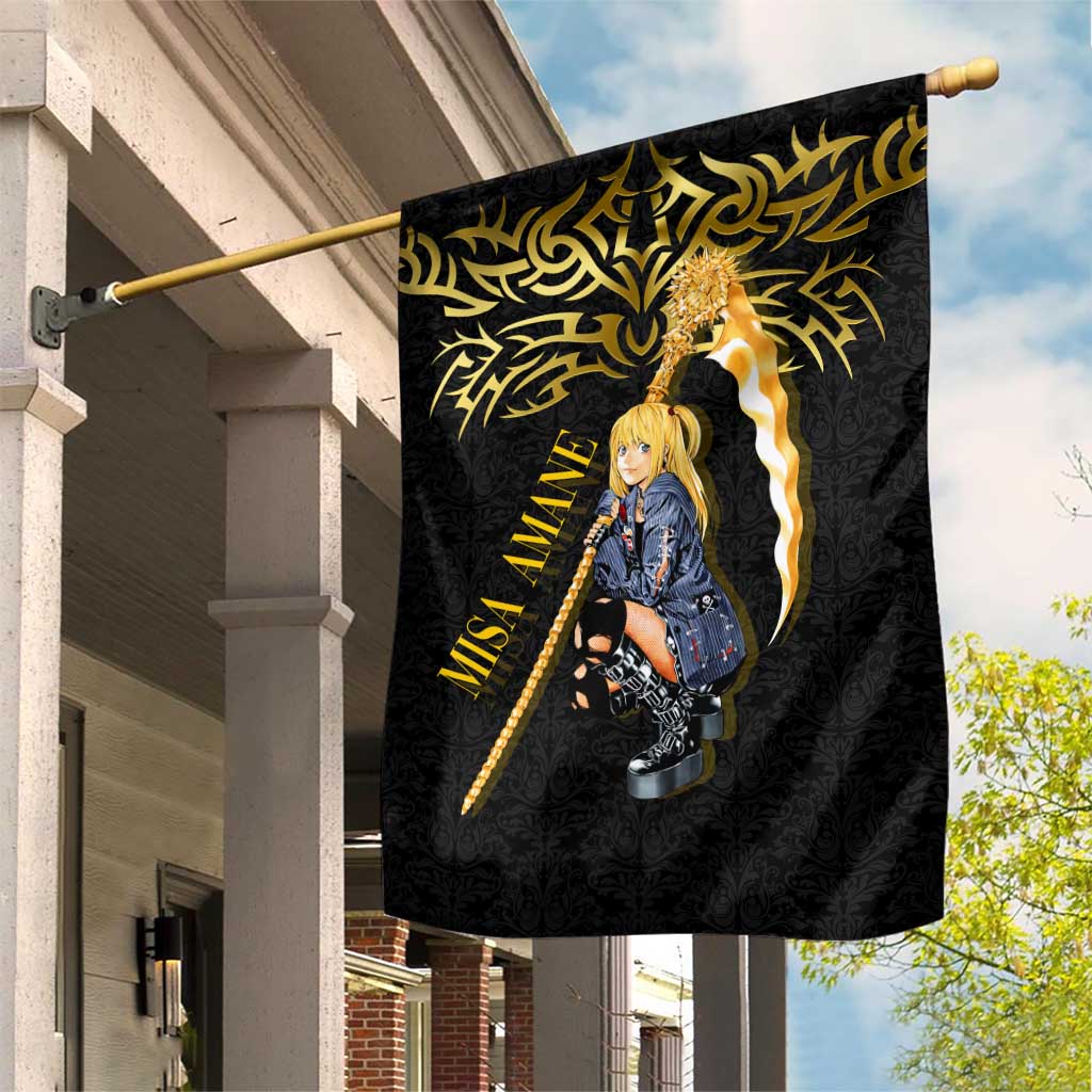 Misa Amane Death Note Garden Flag Misa Amane from Death Note - Dark Diva with a Blade
