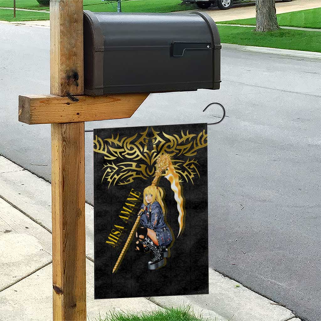 Misa Amane Death Note Garden Flag Misa Amane from Death Note - Dark Diva with a Blade