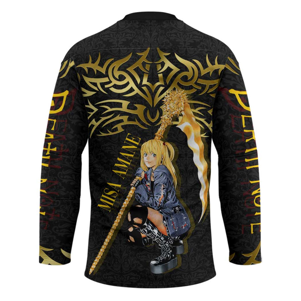 Misa Amane Death Note Hockey Jersey Misa Amane from Death Note - Dark Diva with a Blade