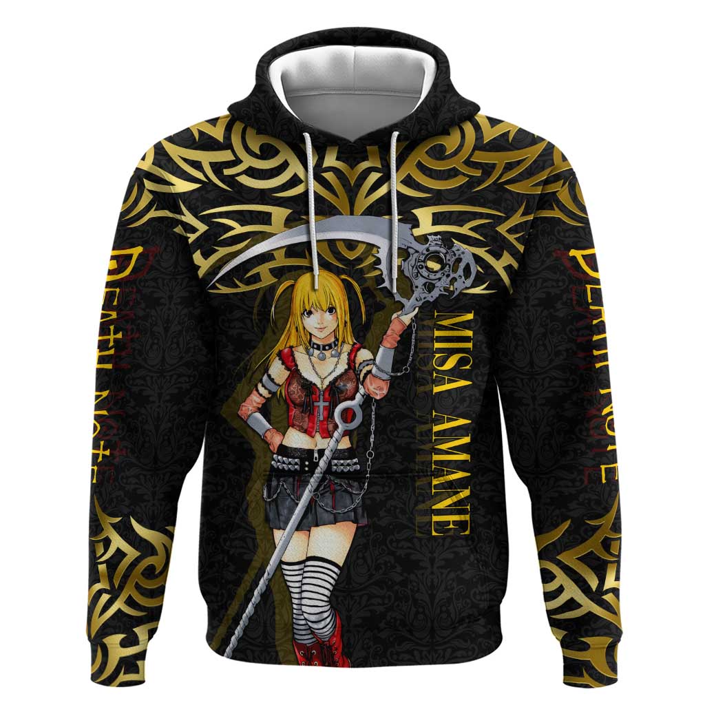 Misa Amane Death Note Hoodie Misa Amane from Death Note - Dark Diva with a Blade