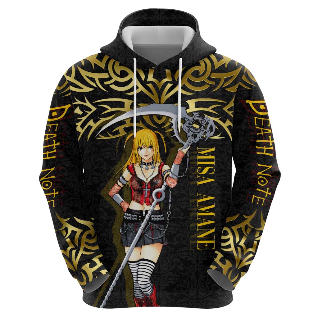 Misa Amane Death Note Hoodie Misa Amane from Death Note - Dark Diva with a Blade