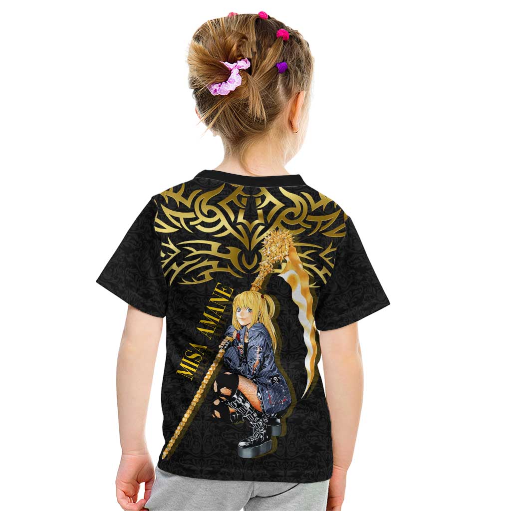 Misa Amane Death Note Kid T Shirt Misa Amane from Death Note - Dark Diva with a Blade