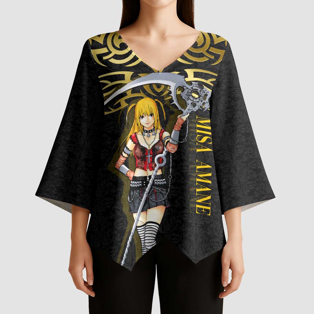 Misa Amane Death Note Kimono Sleeve Blouse Misa Amane from Death Note - Dark Diva with a Blade