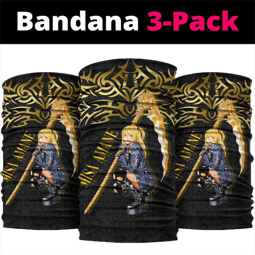 Misa Amane Death Note Neck Gaiter Misa Amane from Death Note - Dark Diva with a Blade