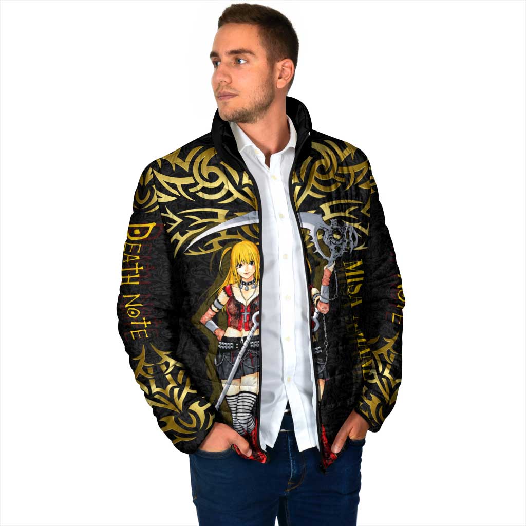 Misa Amane Death Note Padded Jacket Misa Amane from Death Note - Dark Diva with a Blade