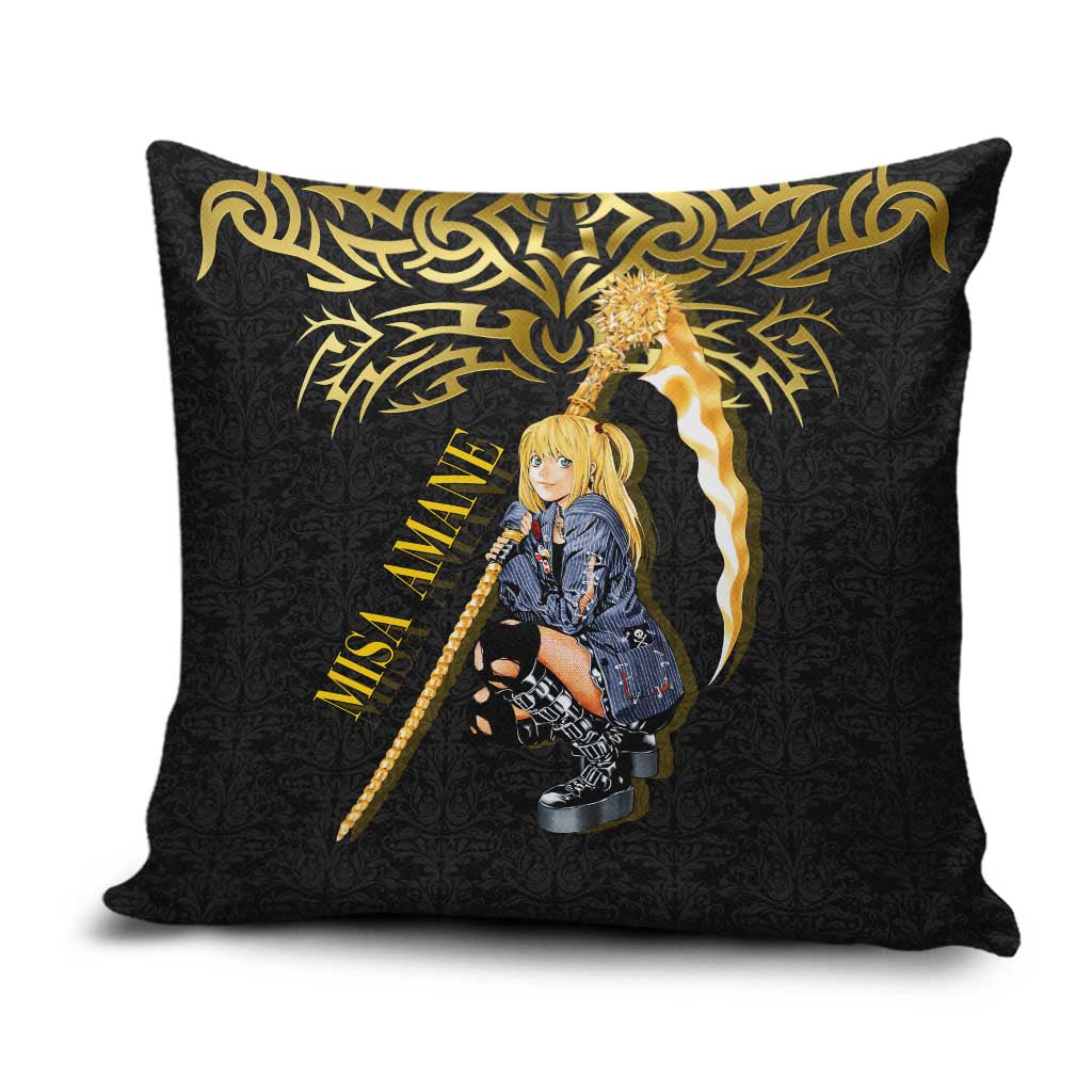 Misa Amane Death Note Pillow Cover Misa Amane from Death Note - Dark Diva with a Blade
