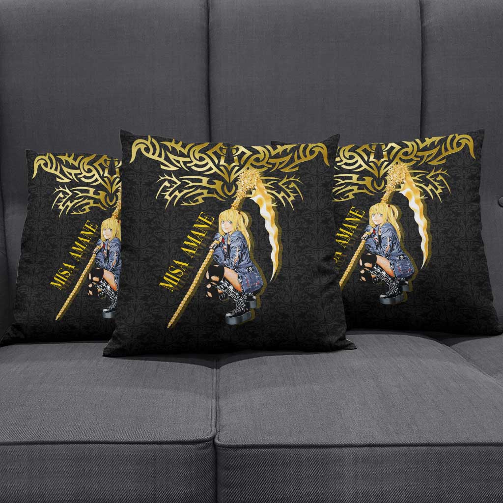 Misa Amane Death Note Pillow Cover Misa Amane from Death Note - Dark Diva with a Blade